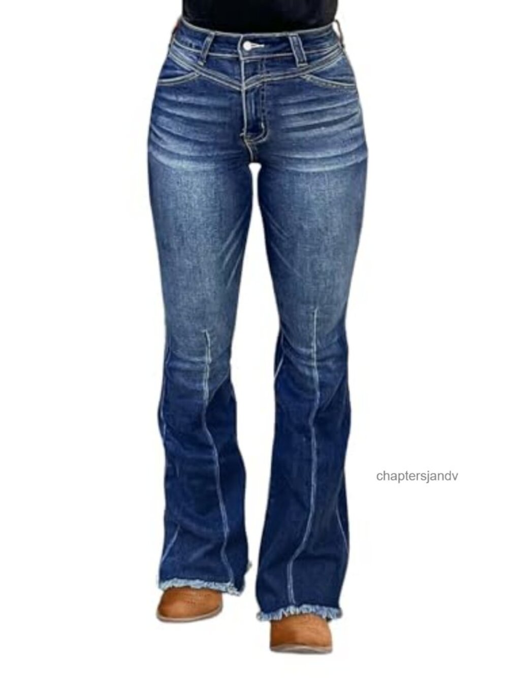 High Waisted Tummy Control Bootcut Butt Lifting Stretch Jeans